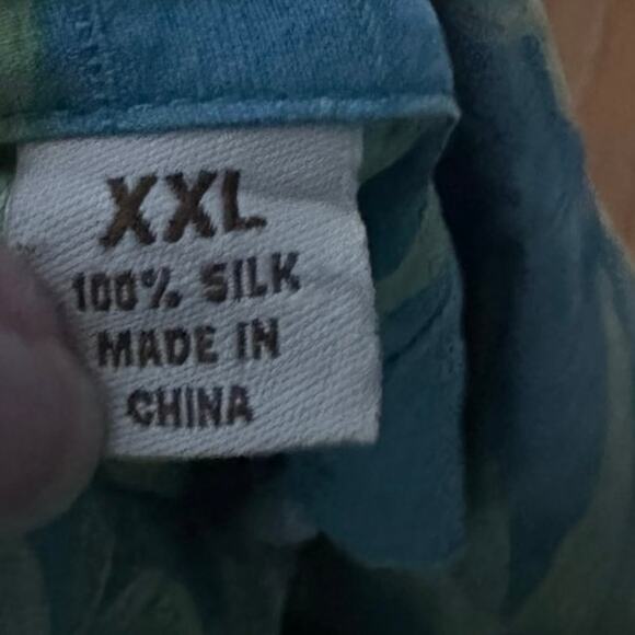 Pusser’s Island Reserve 100% Silk Tropical Button-Up Shirt - Picture 7 of 7